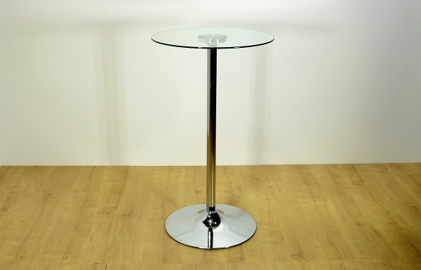 Bar Table Circular Glass 2