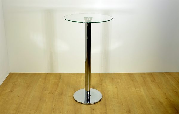 Bar Table Circular Glass 1