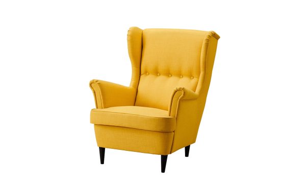 Yellow armchair high